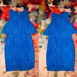 Gianni Bini Blue Lace Dress